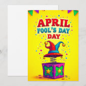 April Fools Day Feestdagenkaart (Voorkant / Achterkant)