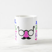 April Fool's Day Fools Mustache & Glasses Koffiemok (Center)