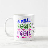 April Fool's Day Fools Mustache & Glasses Koffiemok (Links)