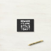 April Fool's Day Funny Post-it® Notes (Op bureau)