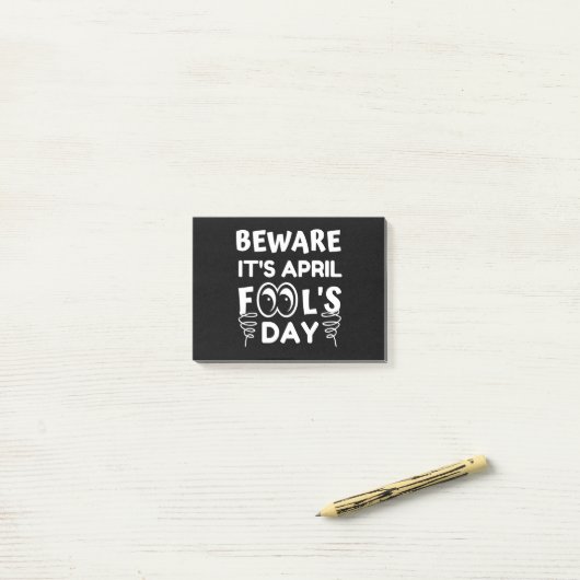 April Fool's Day Funny Post-it® Notes (Op bureau)