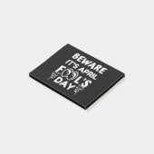 April Fool's Day Funny Post-it® Notes (Schuin)