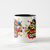 April Fool's Day Gotcha FunClassic Mug, 11 oz Tweekleurige Koffiemok (Center)