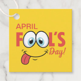 April Fool's Day Happy Funny Face | FEESTDAGEN Bedankjes Labels