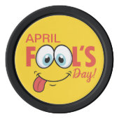 April Fool's Day Happy Funny Face | FEESTDAGEN Poker Chips (Achterkant)