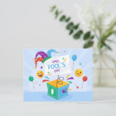 April Fool's Day Holiday Feestdagenkaart (Staand voorkant)