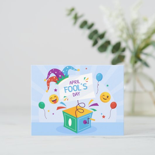 April Fool's Day Holiday Feestdagenkaart (Staand voorkant)