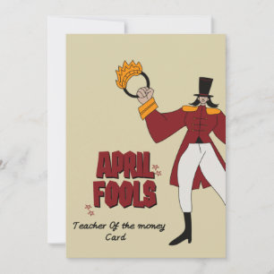 April Fools Day I werd leraar geld Feestdagenkaart