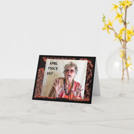 April Fool's Day is geannuleerd Kaart (Gele Bloem)