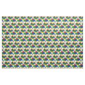 April Fool's Day Jesters Petten Pattern Stof (Fat Quarter)