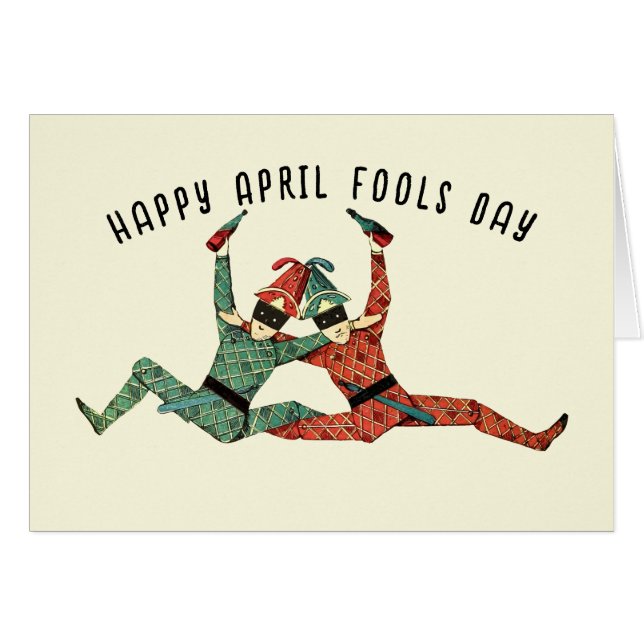 April Fool's Day Kaart (Voorkant Horizontaal)