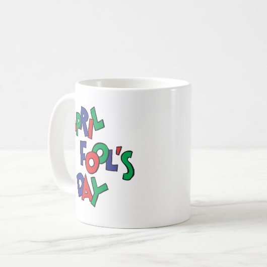April Fools Day Koffiemok (Voorkant links)