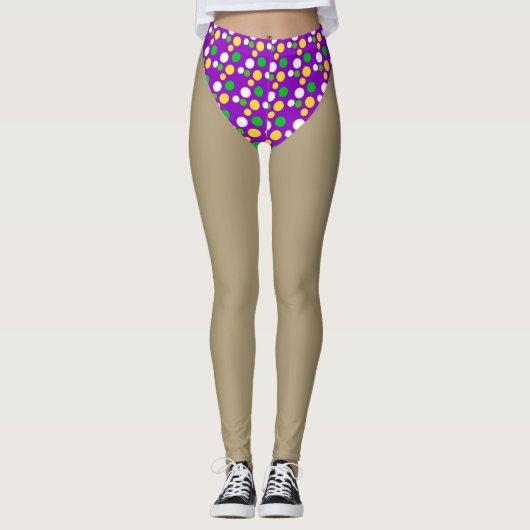 April Fools Day Leggings Polka Dot Bottoms (Voorkant)