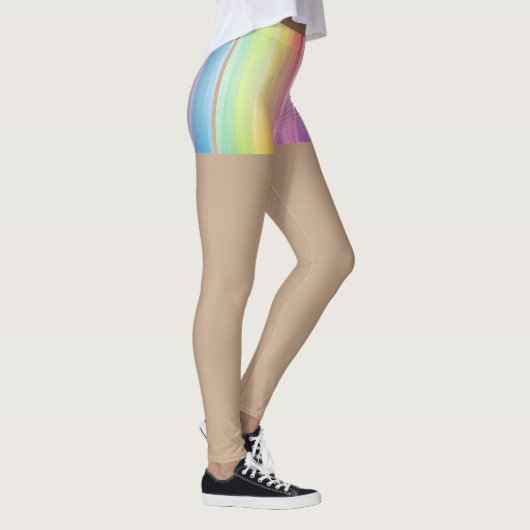 April Fools Day Leggings regenboogflessen (Rechts)
