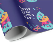 April Fool's Day Paper Bord Cadeaupapier (Rol Hoek)