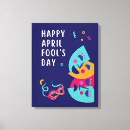 April Fool's Day Paper Bord Canvas Afdruk