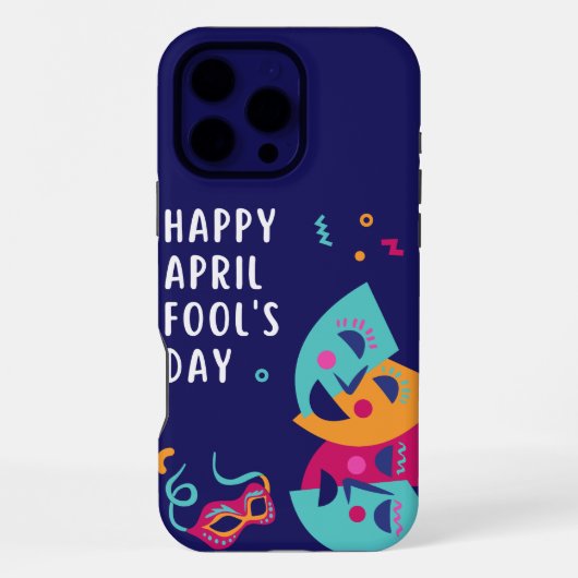 April Fool's Day Paper Bord iPhone Hoesje (Achterkant)