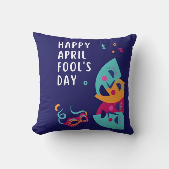 April Fool's Day Paper Bord Kussen (Voorkant)