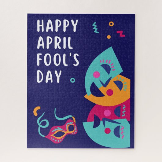 April Fool's Day Paper Bord Legpuzzel (Verticaal)