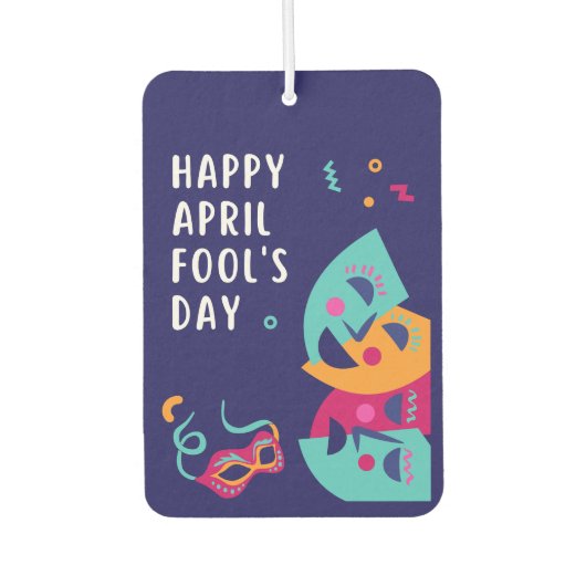 April Fool's Day Paper Bord Luchtverfrisser (Voorkant)