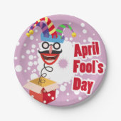 April Fools Day Papieren Bordje (Voorkant)