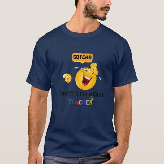 April Fools Day Prank Teacher T-shirt (Voorkant)