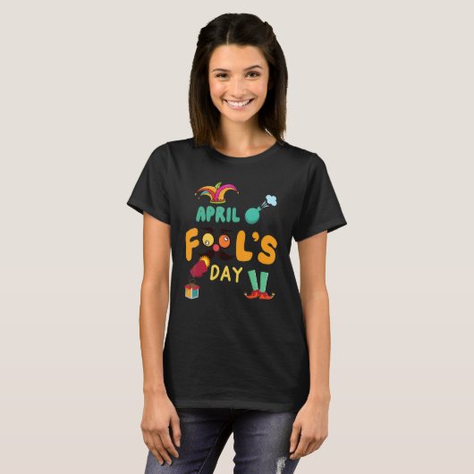 April Fools Day Pranks 1 April Fools Day 2022 Jo T-shirt (Voorkant volledig)