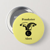 April Fool's Day Prankster Button (Voorkant /achterkant)