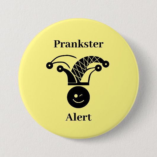 April Fool's Day Prankster Button (Voorkant)