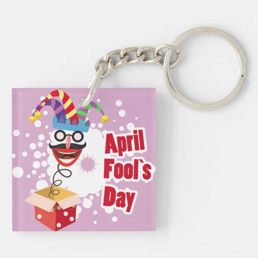 April Fools Day Sleutelhanger (Achterkant)