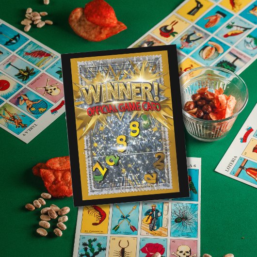 April Fools Fake Scratch Off Winner Prank Briefkaart