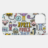 April Fools: kleurrijke doedelset. Case-Mate iPhone Case (Achterkant (horizontaal))