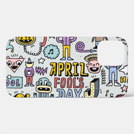 April Fools: kleurrijke doedelset. Case-Mate iPhone Case (Achterkant (horizontaal))