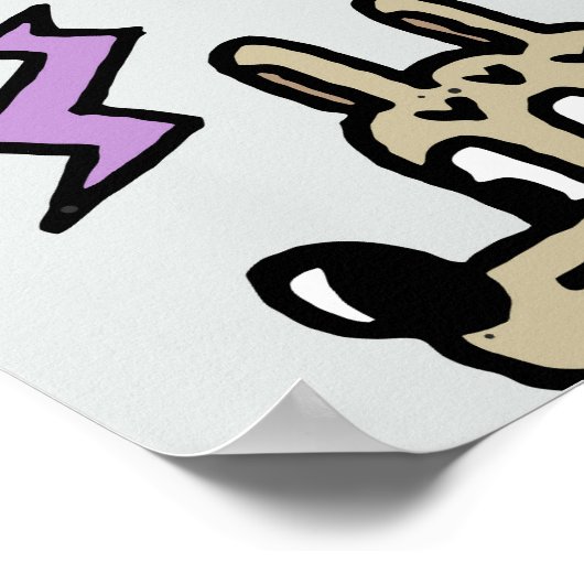 April Fools: kleurrijke doedelset. Poster (Hoek)