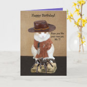 April Fools Verjaardag Kaart (Gele Bloem)