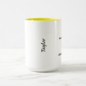 April Geboorte Bloem Daisy en Tulp Mok (Midden)