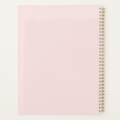 April Geboorte Bloem Roze Daisy Ontwerp Gepersonal Planner (Achterkant)