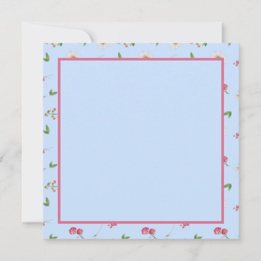 April Geboorte Bloemen Daisy Zoete Erwt Dankbaar Bedankkaart (Achterkant)