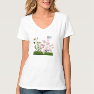 April Geboorte Bloemen en steen T-shirt