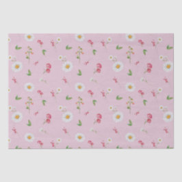 April Geboorte Maand Bloemen Daisy Zoete Erwt Tissuepapier