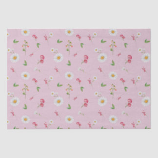 April Geboorte Maand Bloemen Daisy Zoete Erwt Tissuepapier