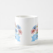 April Geboortebloem Custom Daisy Verjaardag Koffiemok (Center)