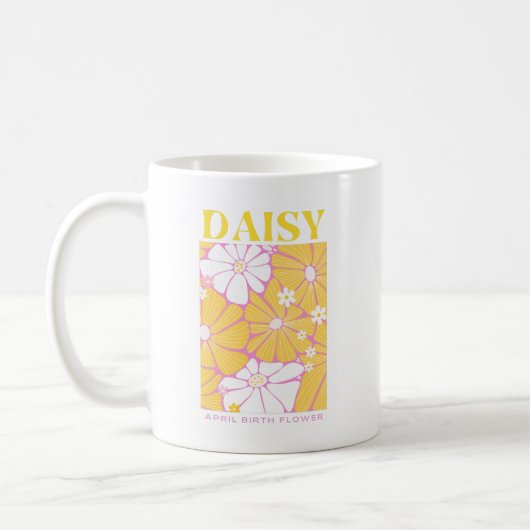APRIL GEBOORTEBLOEM DAISY KOFFIEMOK (Links)