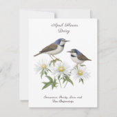 April Geboortemaand Bloem Daisy gekoesterde verjaa (Voorkant)