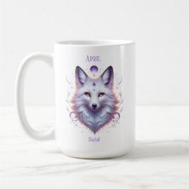 April Geboortemaand Spirit Animal Fox Koffiemok
