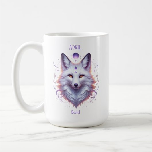 April Geboortemaand Spirit Animal Fox Koffiemok (Links)