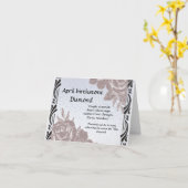 April geboortesteen Diamanten kaart parel (Gele Bloem)