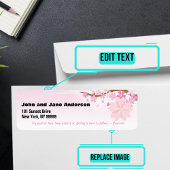 April Gepersonaliseerd adres Etiket