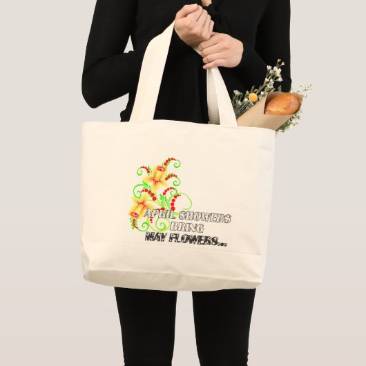 April - grote tote bag (Voorkant (product))