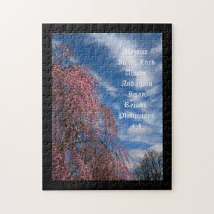 April hemel met Filippenzen 4:4 Legpuzzel
